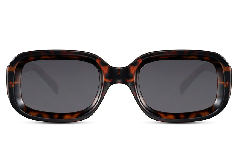 Saulės akiniai LAOS – priekis, išraiškinga forma, Tortoiseshell leo rėmeliai Tortoiseshell leo