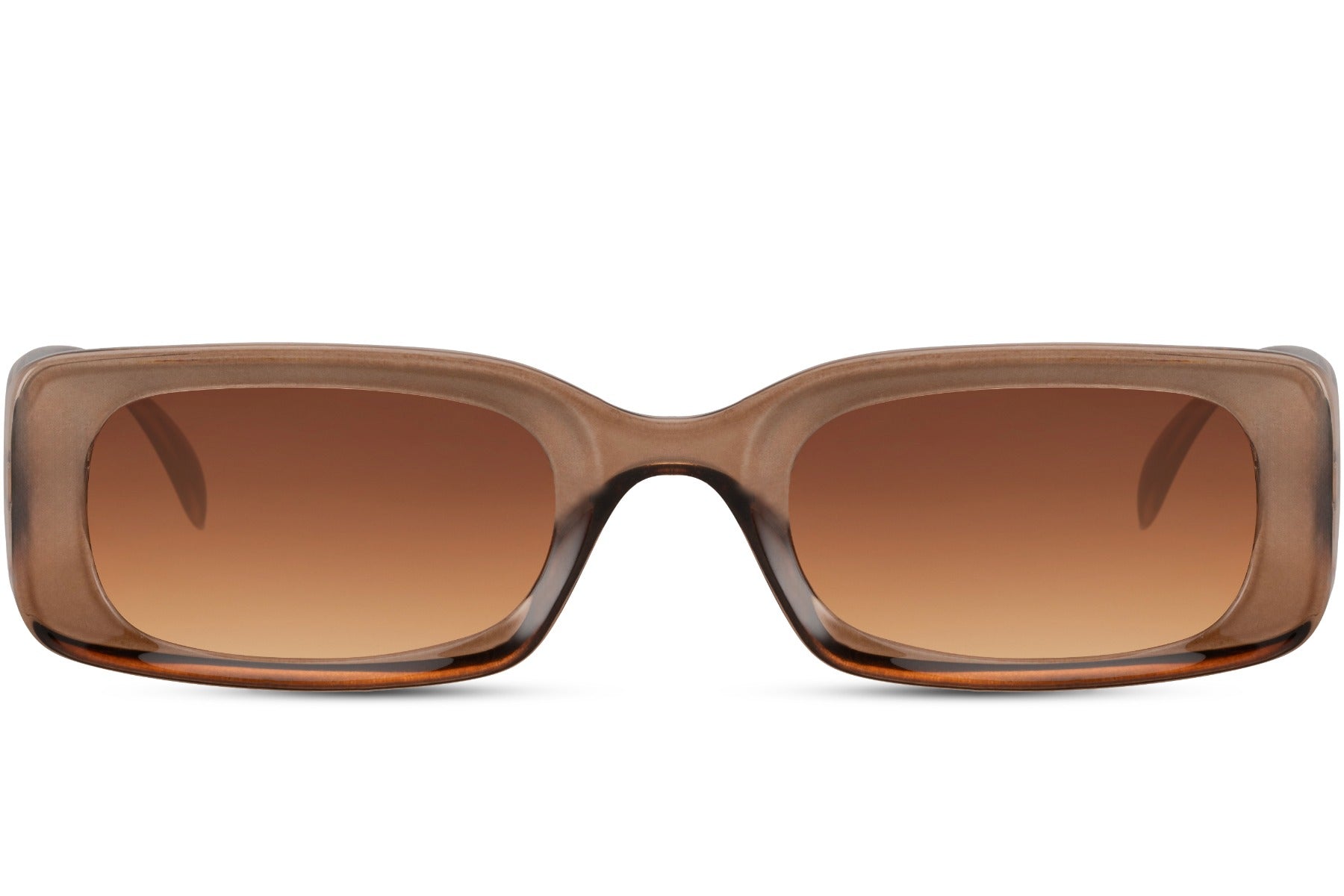 Sunbee MALA rudi akiniai nuo saulės – priekis Skaidri ruda Clear brown