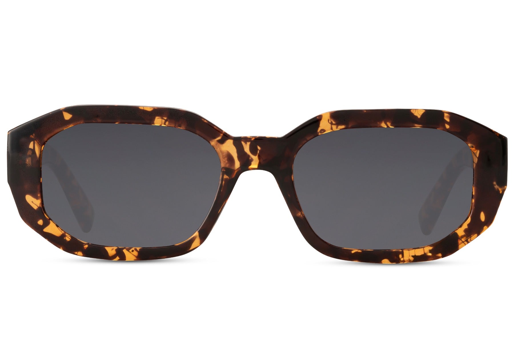 saulės akiniai SUNI – priekis, modernus dizainas, Tortoiseshell rėmeliai Tortoiseshell